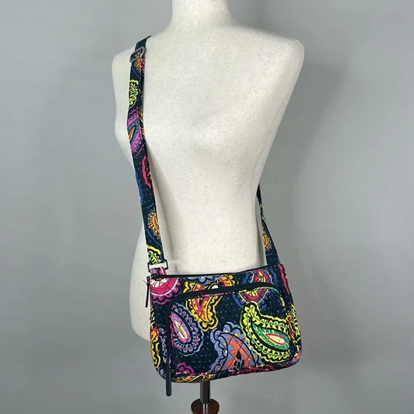 Vera Bradley Twilight Paisley Crossbody Purse - Picture 1 of 6